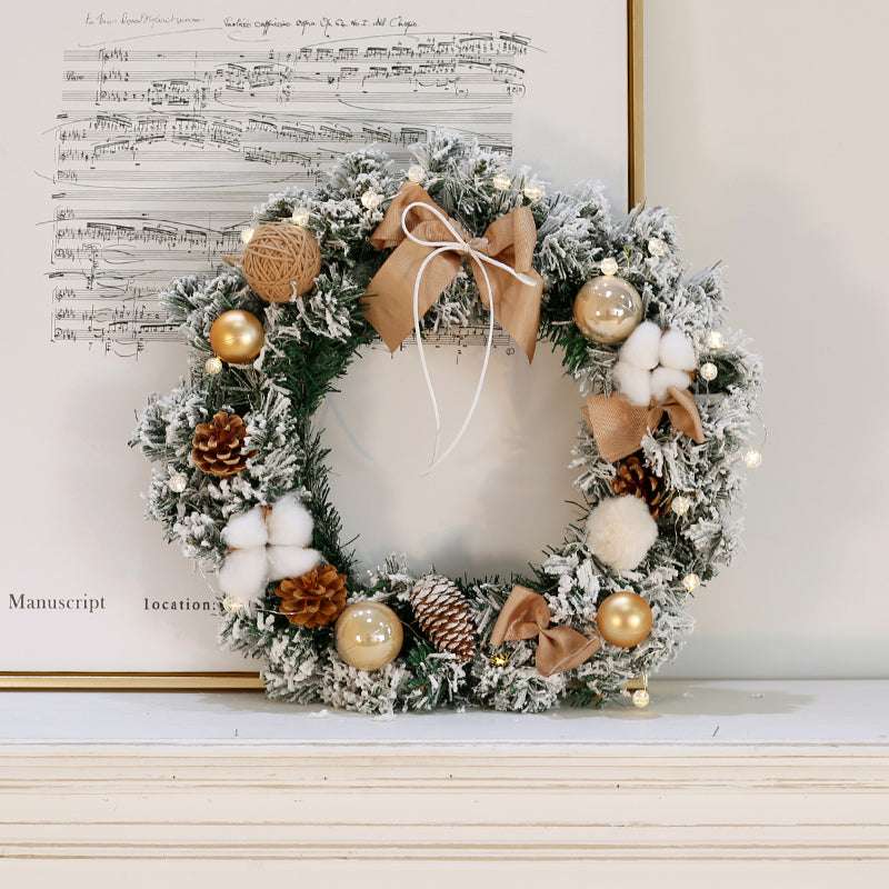 Christmas decoration wreath, Christmas home decor, small desktop ornament - available at Sparq Mart