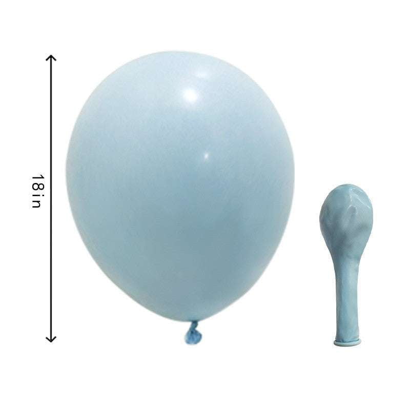 Blue Party Balloons, Macaron Balloon Decor, Metallic Silver Balloons - available at Sparq Mart