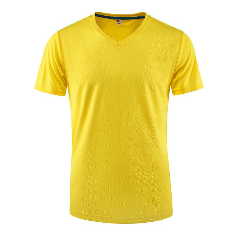 Athletic V-Neck Tee, Men's Quick-Dry Shirt, Performance Running Top - available at Sparq Mart