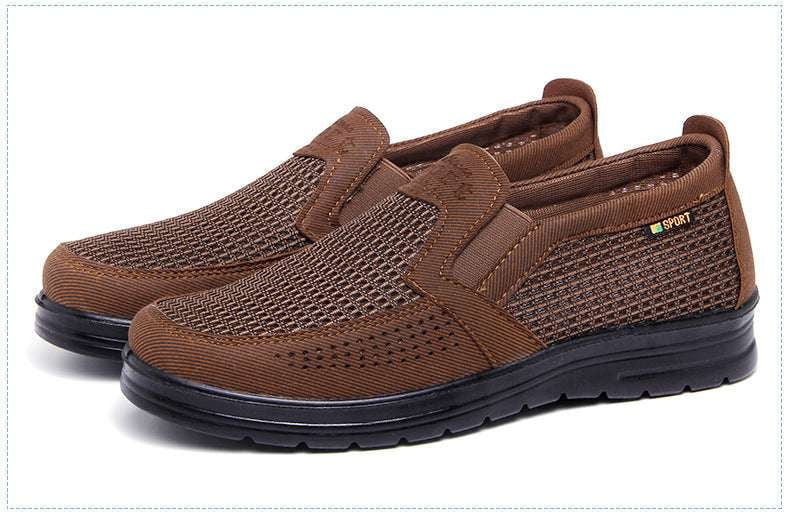 Breathable Mesh Shoes, Men, Summer Casual Footwear - available at Sparq Mart