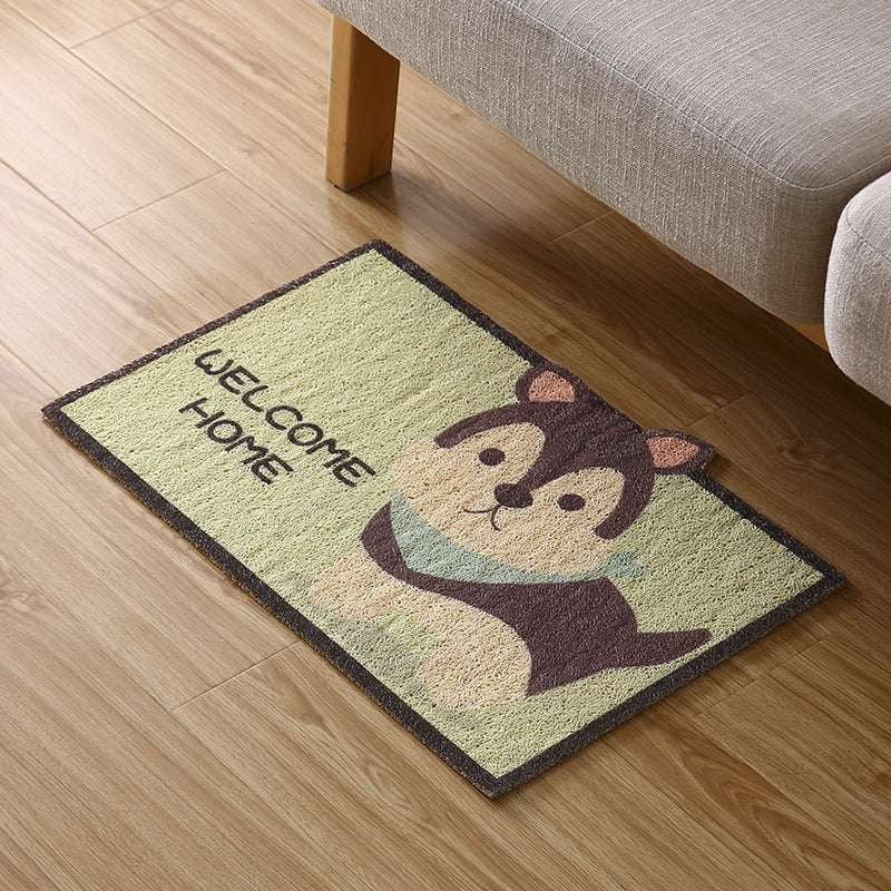 absorbent non-slip mat, bathroom door carpet, character doormat selection - available at Sparq Mart