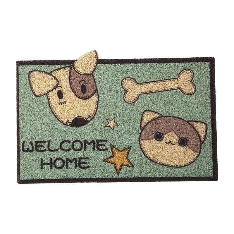 absorbent non-slip mat, bathroom door carpet, character doormat selection - available at Sparq Mart