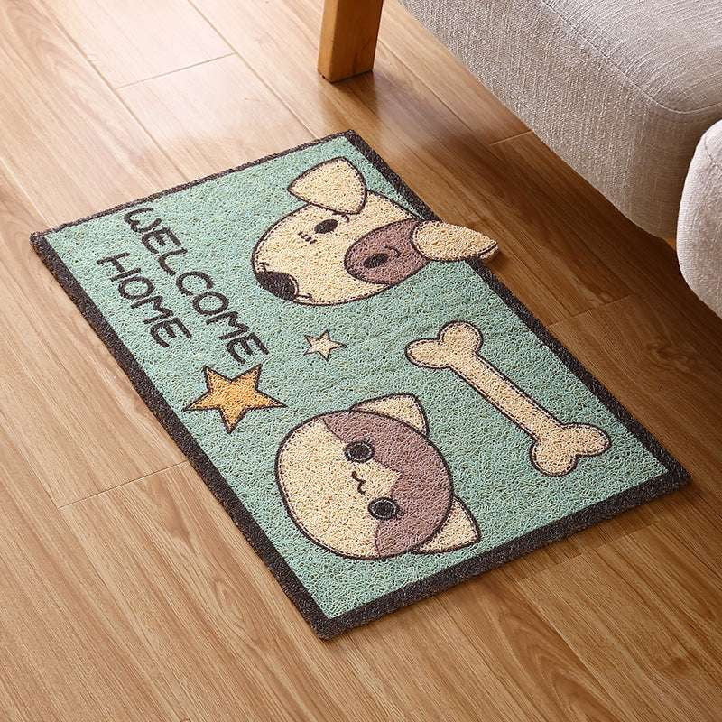 absorbent non-slip mat, bathroom door carpet, character doormat selection - available at Sparq Mart