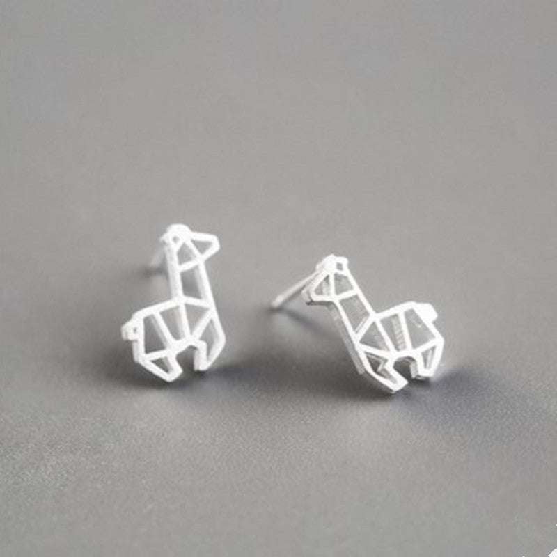 Alloy Giraffe Jewelry, Elegant Stud Earrings, Fashionable Women's Earrings - available at Sparq Mart