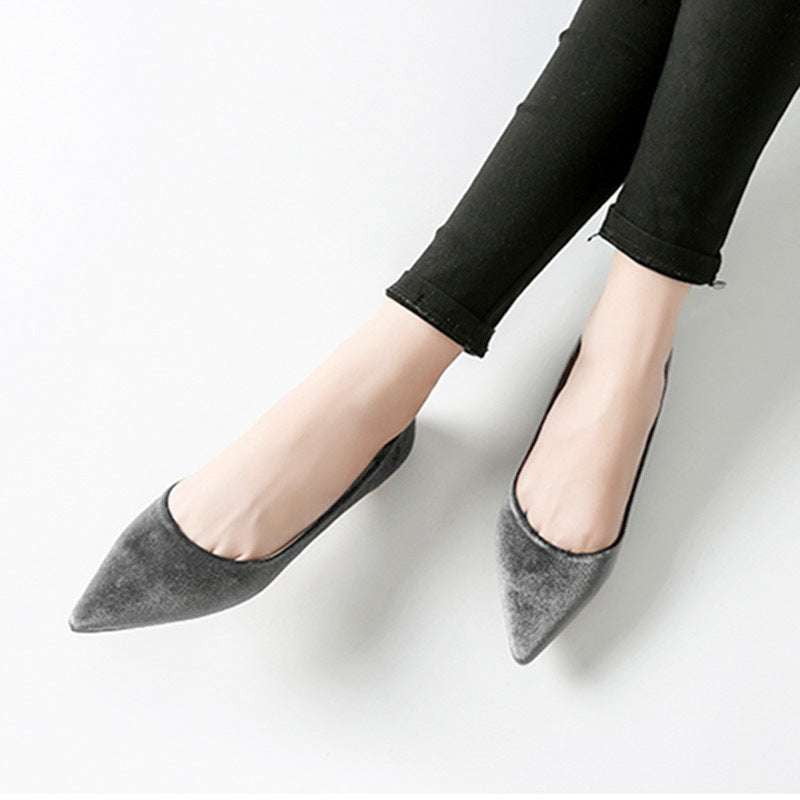 Stylish Pointed-Toe Shoes, Versatile Flats for Ladies, Women's Comfortable Flats - available at Sparq Mart