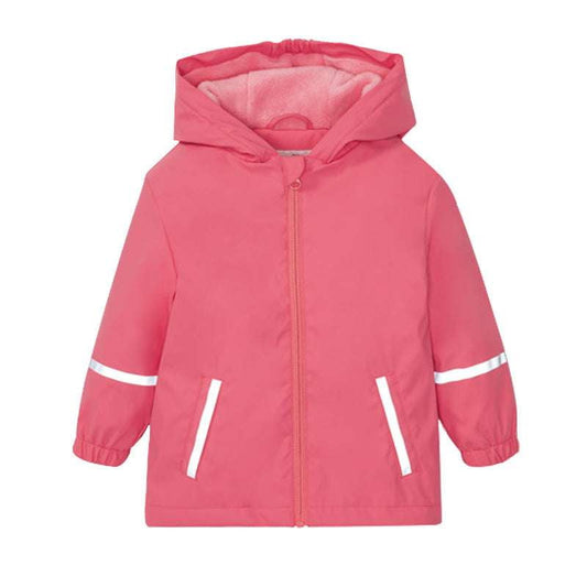 Children Reflective Raincoat, Fleece Lined Kids Coat, Warm Waterproof Jacket - available at Sparq Mart