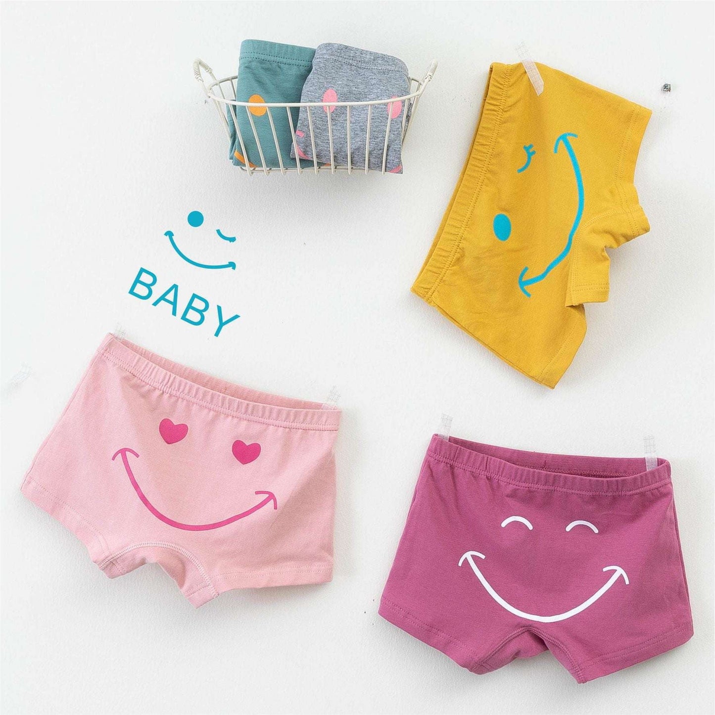 Cartoon Girls Underwear, Comfortable Kids Bottoms, Cotton Baby Shorts - available at Sparq Mart