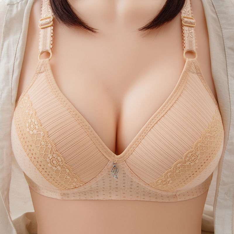 Breathable Supportive Lingerie, Comfortable Lace Bra, Floral Decorative Bra - available at Sparq Mart