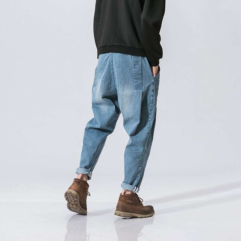 Comfortable Loose Jeans, Mens Vintage Jeans, Stylish Denim Wear - available at Sparq Mart