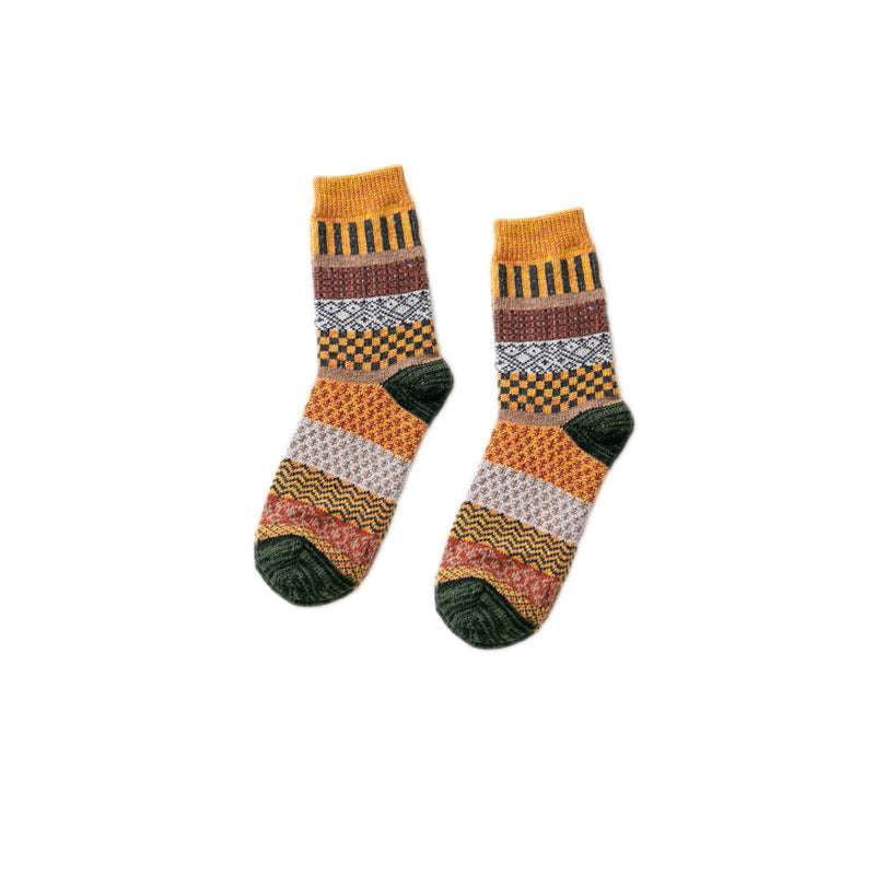 Men's Wool Socks, Thick Thread Socks, Thickened Mid-Calf Socks - available at Sparq Mart