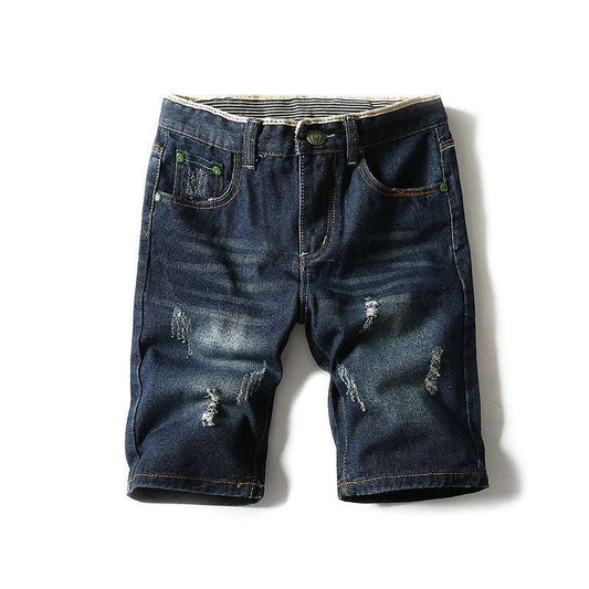 Men's Casual Shorts, Multi-Pocket Denim, Summer Denim Shorts - available at Sparq Mart