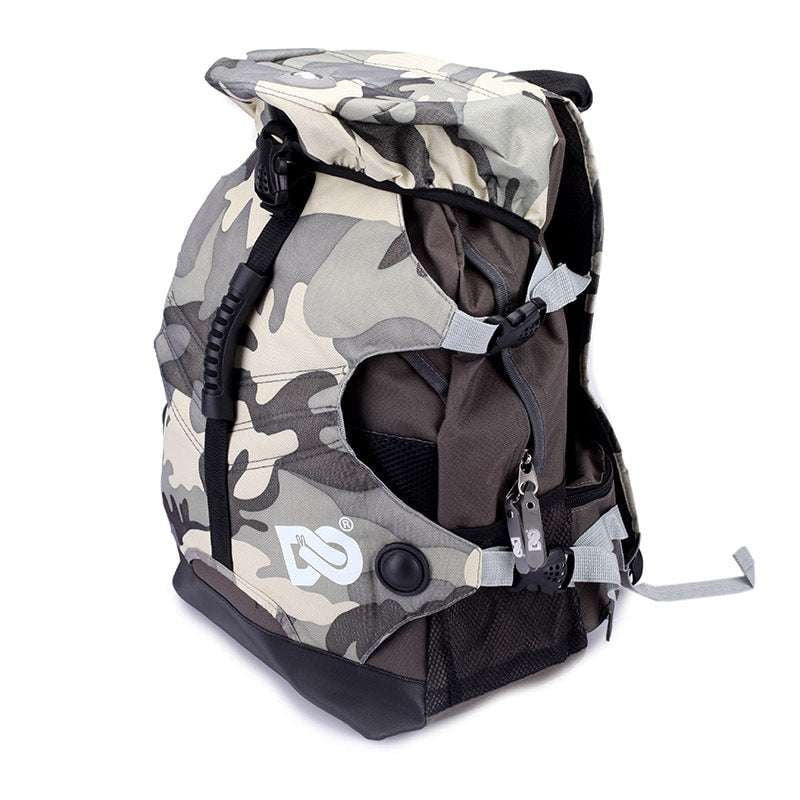 Camouflage Skating Bag, Roller Skating Backpack, Skate Gear Bag - available at Sparq Mart