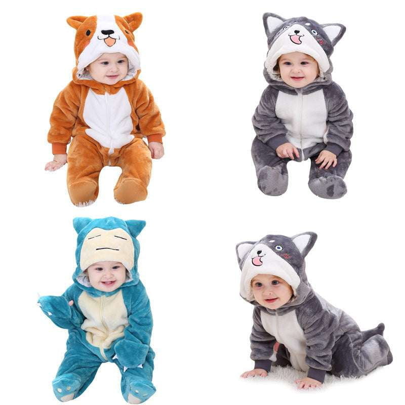 baby romper suits, cute animal onesies, infant jumpsuit outfit - available at Sparq Mart