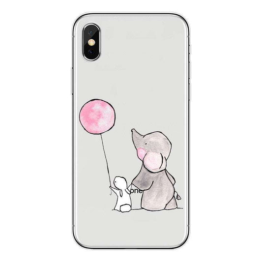 Cartoon Phone Cases, Transparent iPhone Covers, Unique Phone Accessories - available at Sparq Mart