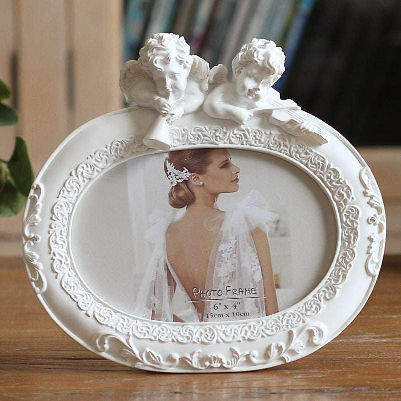 Angelic Picture Holder, Cupid Decor Gift, Cute Cupid Frame - available at Sparq Mart