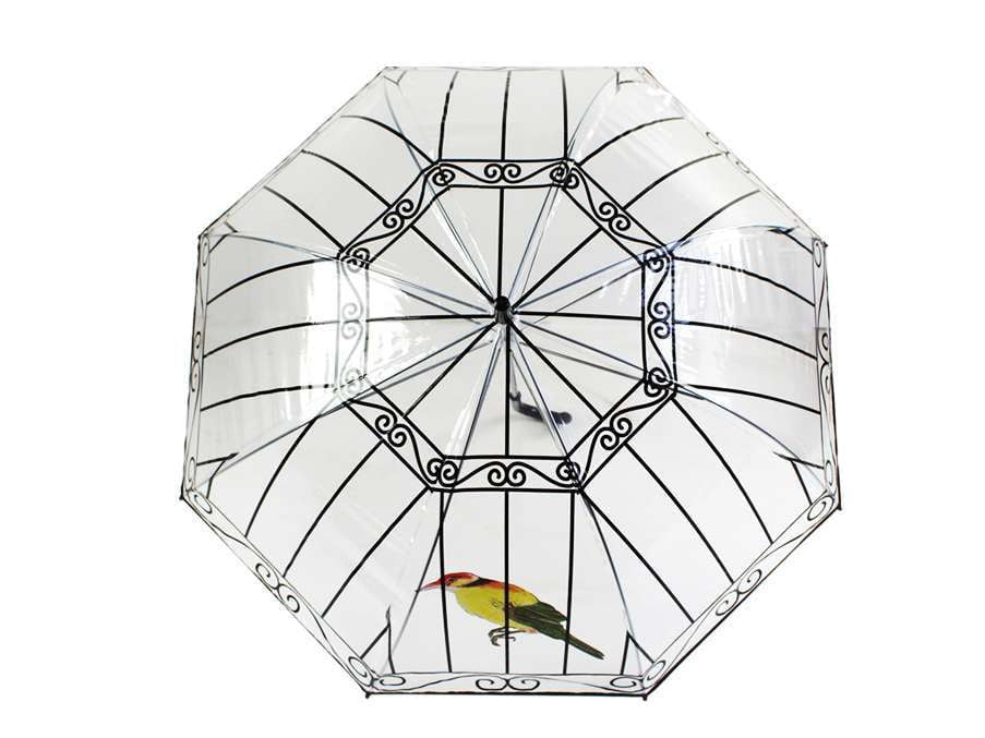 Custom Transparent Umbrella, Durable Handle Umbrella, Thick Poe Umbrella - available at Sparq Mart