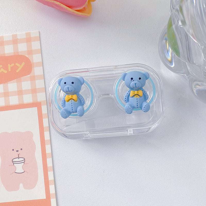 Cartoon Contact Lens Case, Durable Contact Lens Holder, Stylish Lens Storage Box - available at Sparq Mart