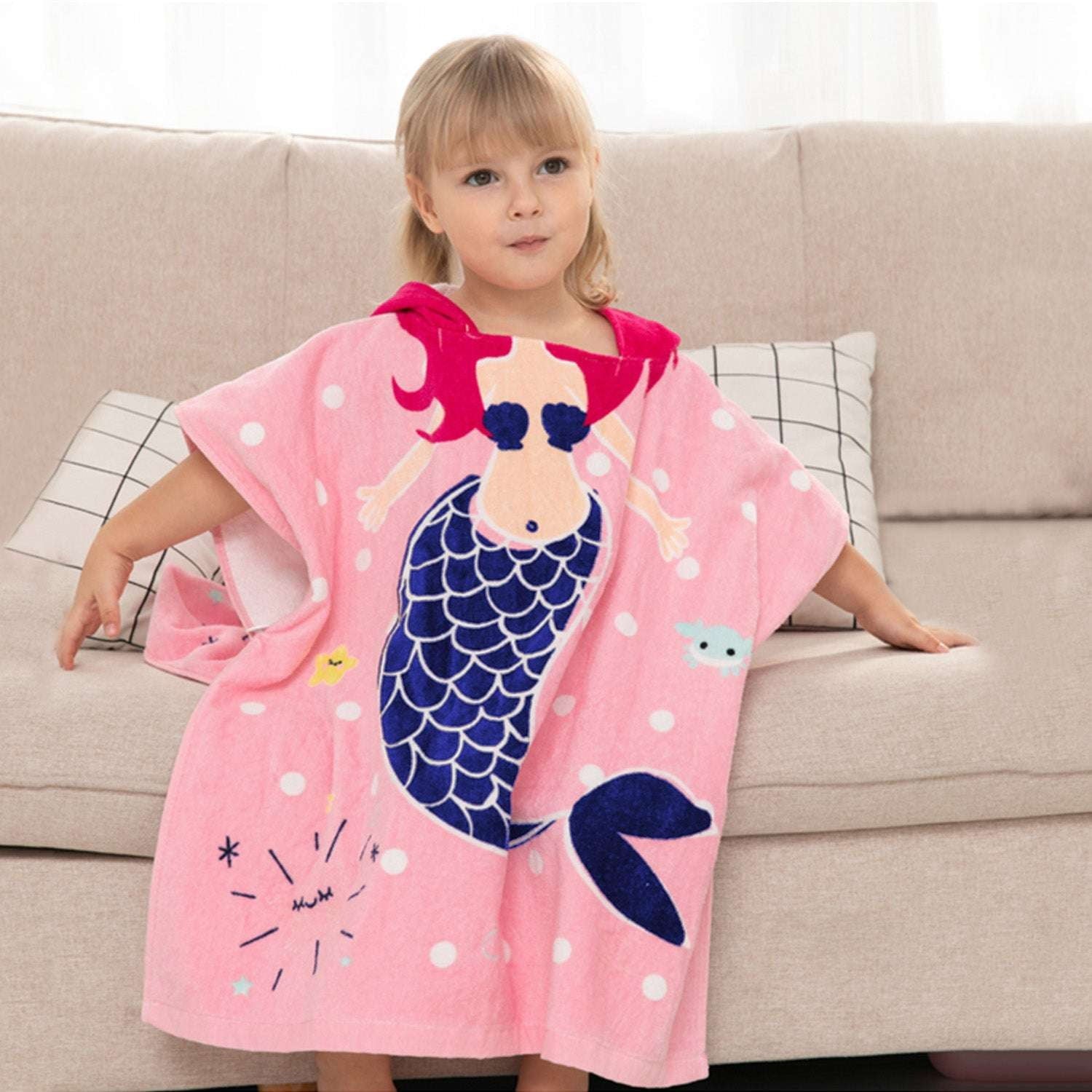 Cartoon Cloak Costume, Cotton Cloak Kids, Kids Hooded Cape - available at Sparq Mart