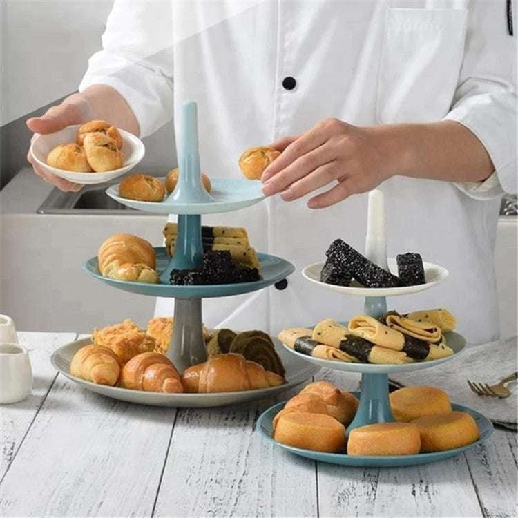 Elegant Dessert Display, Layered Fruit Stand, Pastry Tray Organizer - available at Sparq Mart