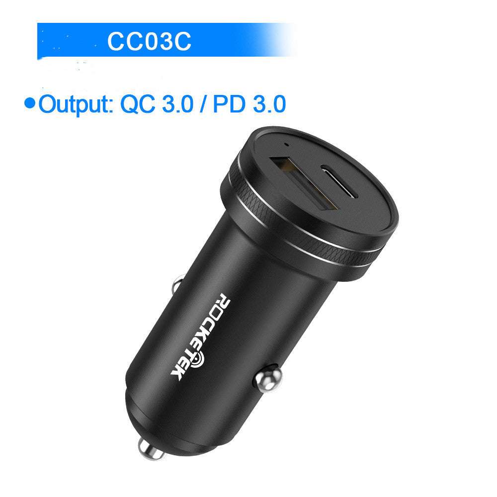 Dual QC30 PD Car Charger, Fast Charging On-the-Go - available at Sparq Mart