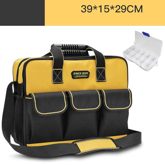 canvas tool carrier, multifunctional tool pouch, wear-resistant toolbag - available at Sparq Mart