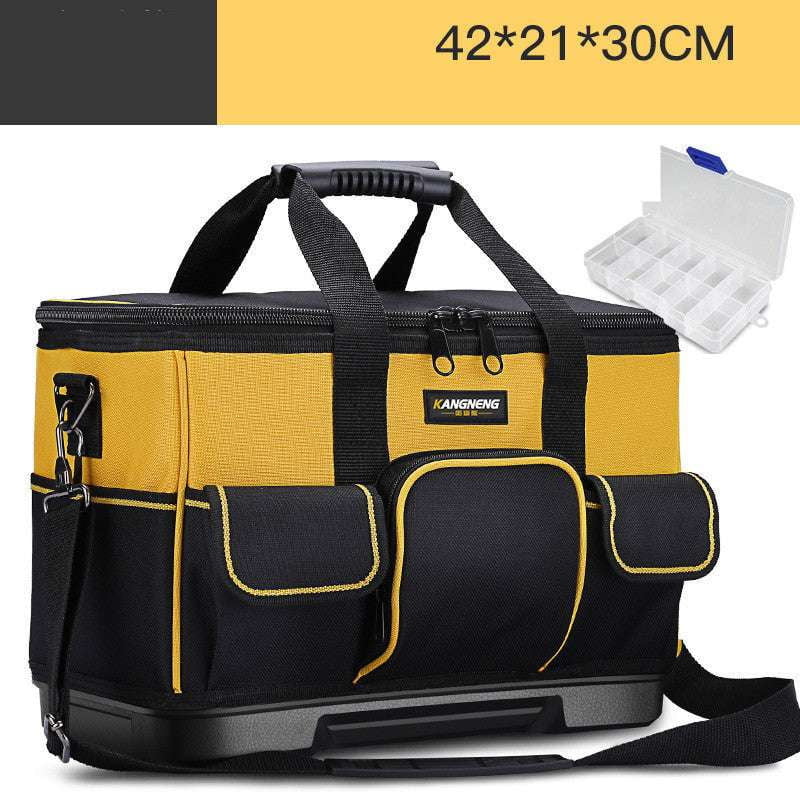 canvas tool carrier, multifunctional tool pouch, wear-resistant toolbag - available at Sparq Mart