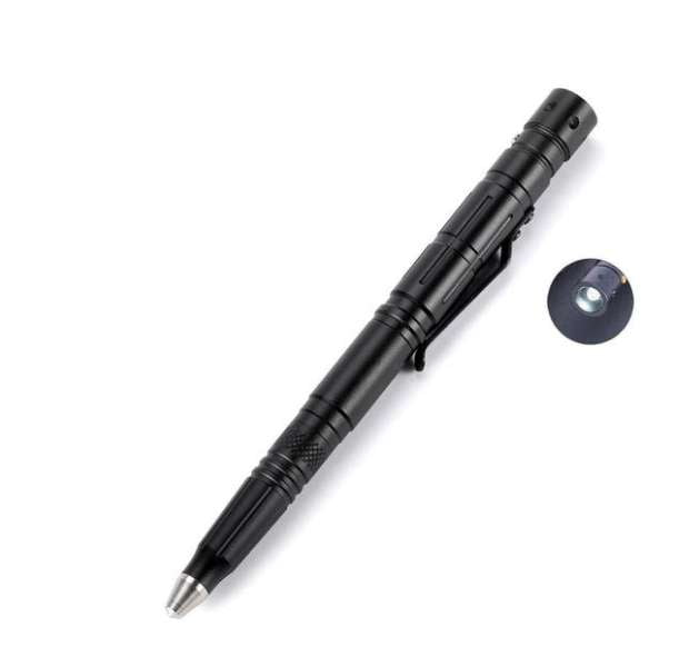 durable tactical pen, emergency tactical flashlight, LED self-defense tool - available at Sparq Mart