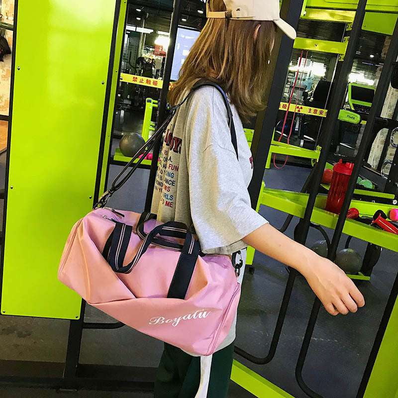 Stylish Workout Accessory, Wet-Dry Compartment, Women's Gym Bag - available at Sparq Mart