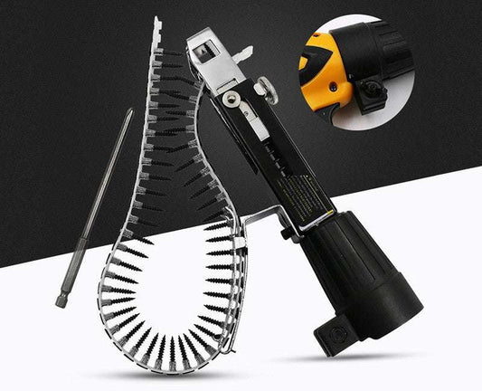 Automatic Nail Gun Head, Chain Belt Screw Gun, Electric Screw Nail Gun - available at Sparq Mart