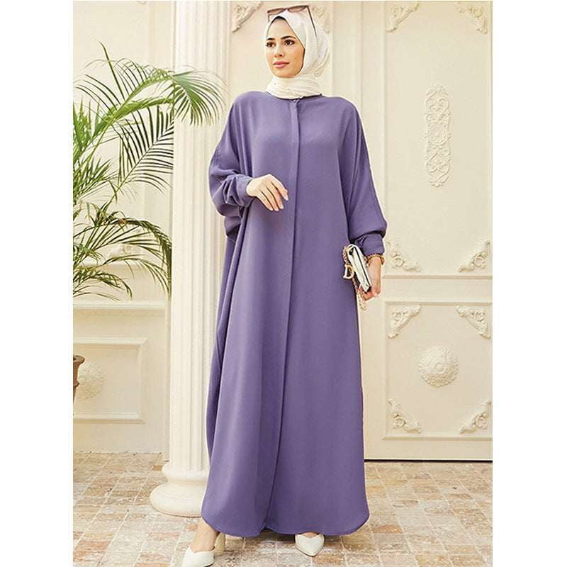 batwing sleeve dress, church service attire, elegant worship dress - available at Sparq Mart