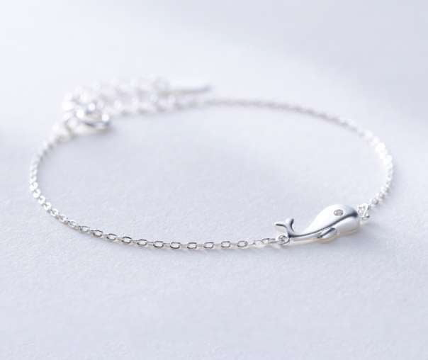 Korean Silver Jewelry, Sterling Silver Bracelet, Women's Birthday Gift - available at Sparq Mart