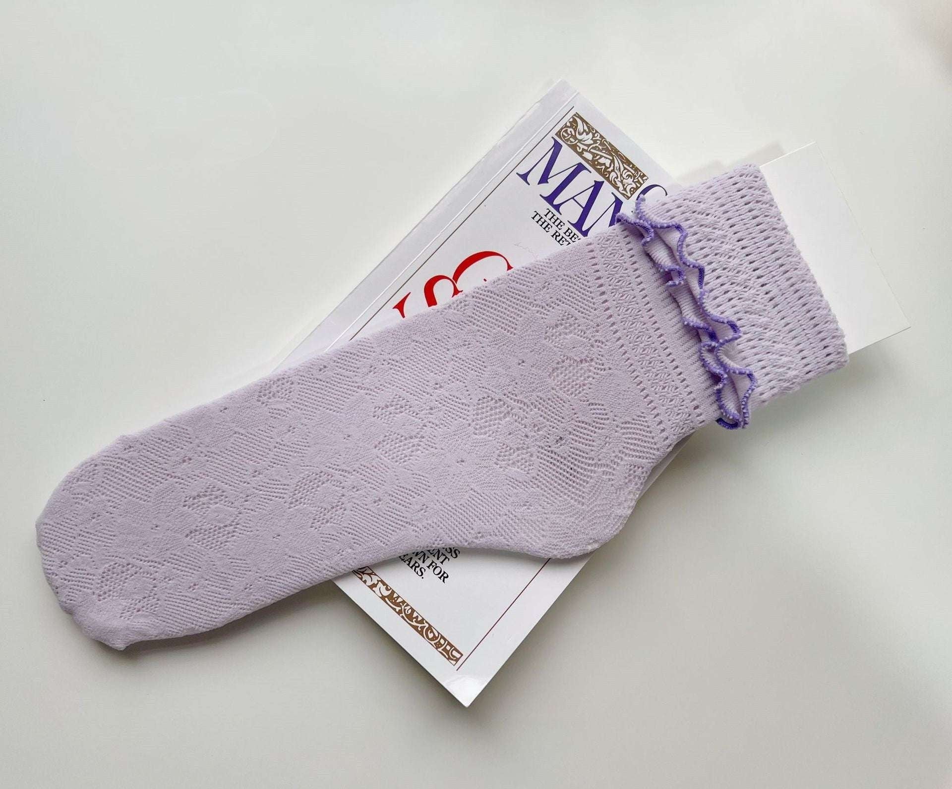 Elegant Lace Socks, Fashion Sock Trends, Lace Ankle Socks - available at Sparq Mart