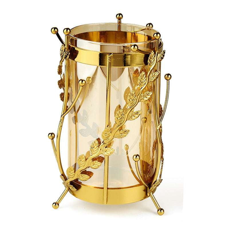 decorative metal vase, luxury vase decor, stylish ornament vase - available at Sparq Mart