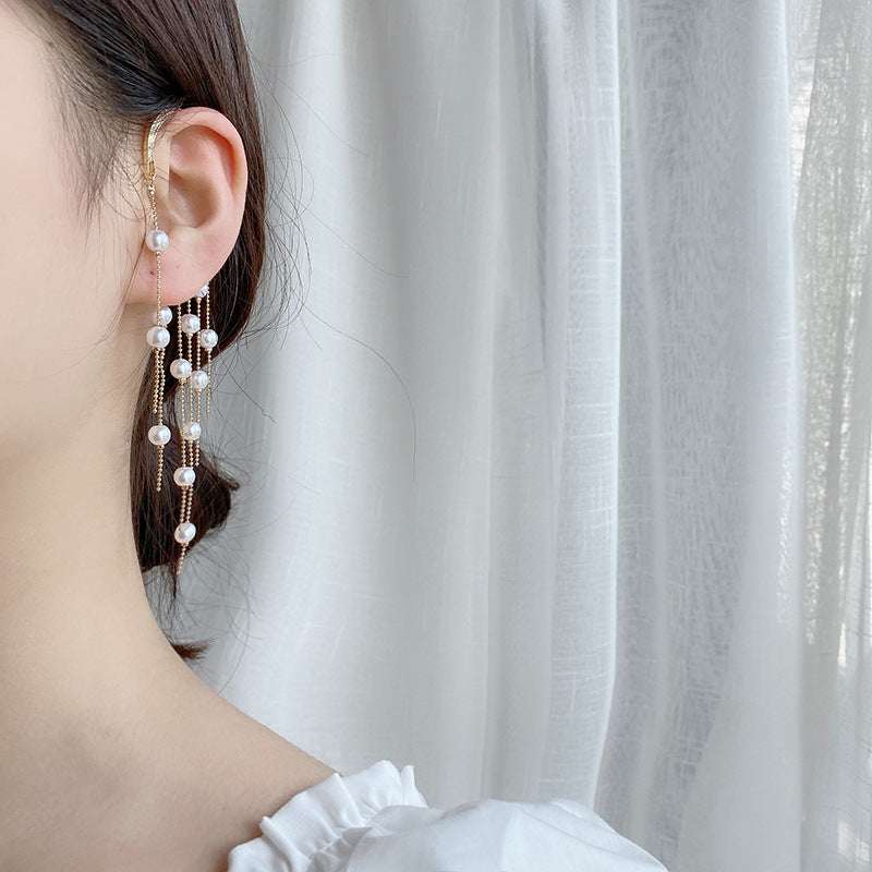 'Elegant Pearl Earrings', 'Retro Tassel Pearl Earrings', 'Sparq Mart Earrings' - available at Sparq Mart