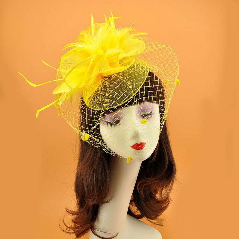 British Veil Hat, Elegant Veil Hat, Retro Top Hat - available at Sparq Mart