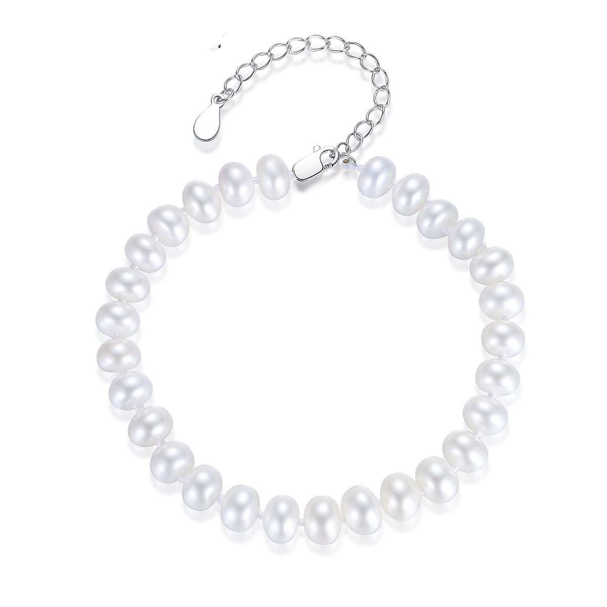 Elegant pearl bracelet, freshwater pearl bracelet, S925 silver bracelet - available at Sparq Mart