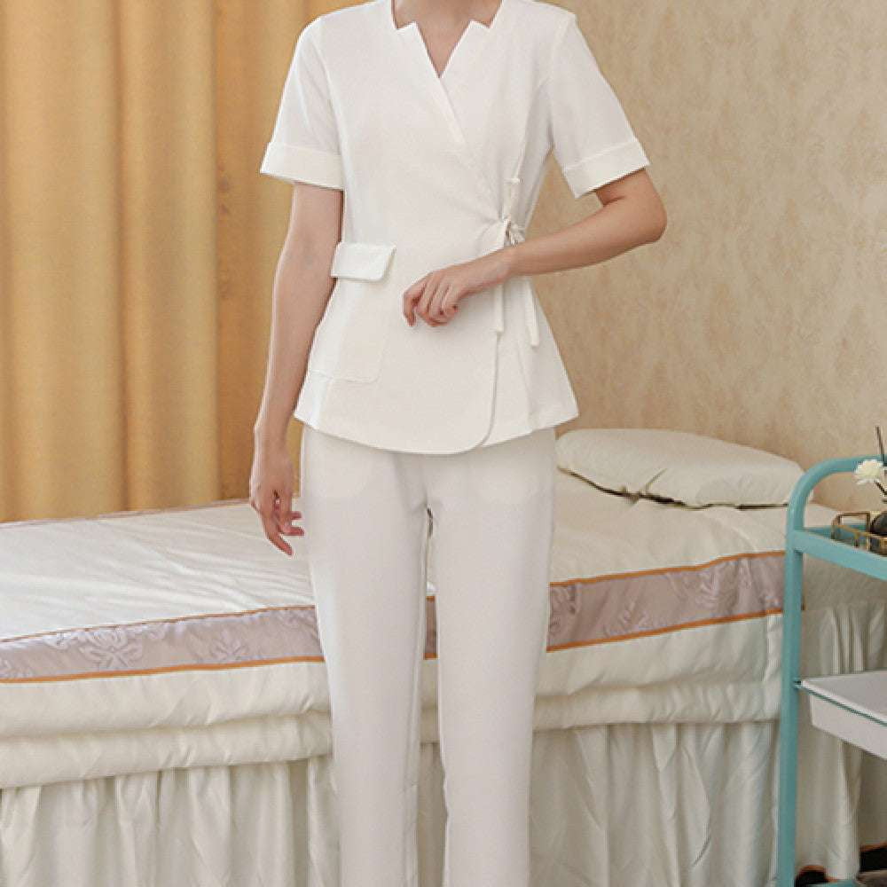 Beauty Spa Uniforms, Healthcare Desk Outfits, Salon Reception Attire - available at Sparq Mart