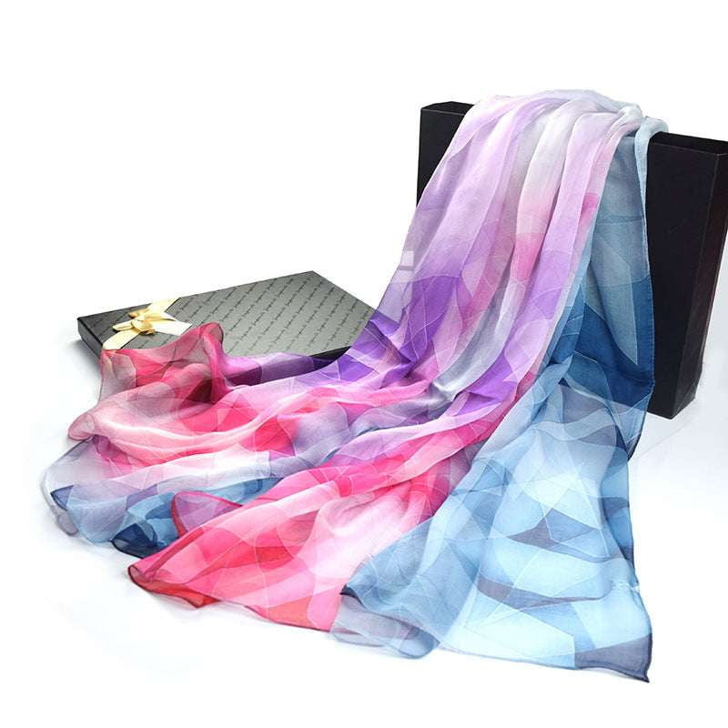 Silk Beach Shawl, Stylish Silk Shawls, Summer Sunscreen Scarf - available at Sparq Mart