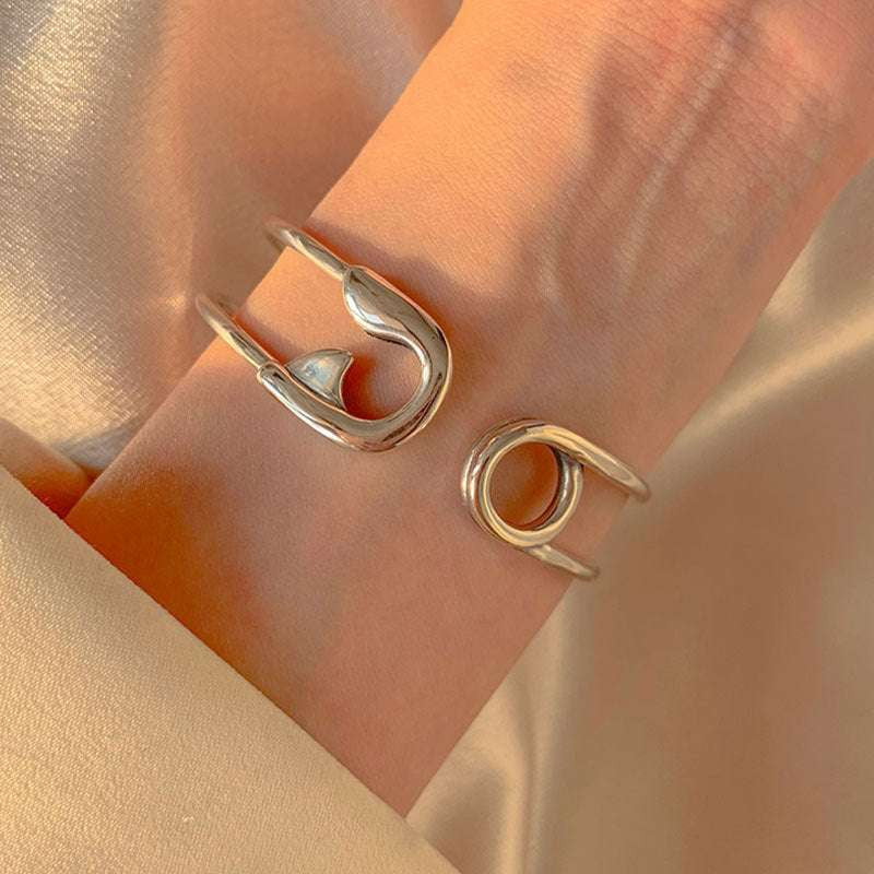 Fashionable Women's Jewelry, Sterling Silver Bracelet, Unique Knot Bracelet - available at Sparq Mart