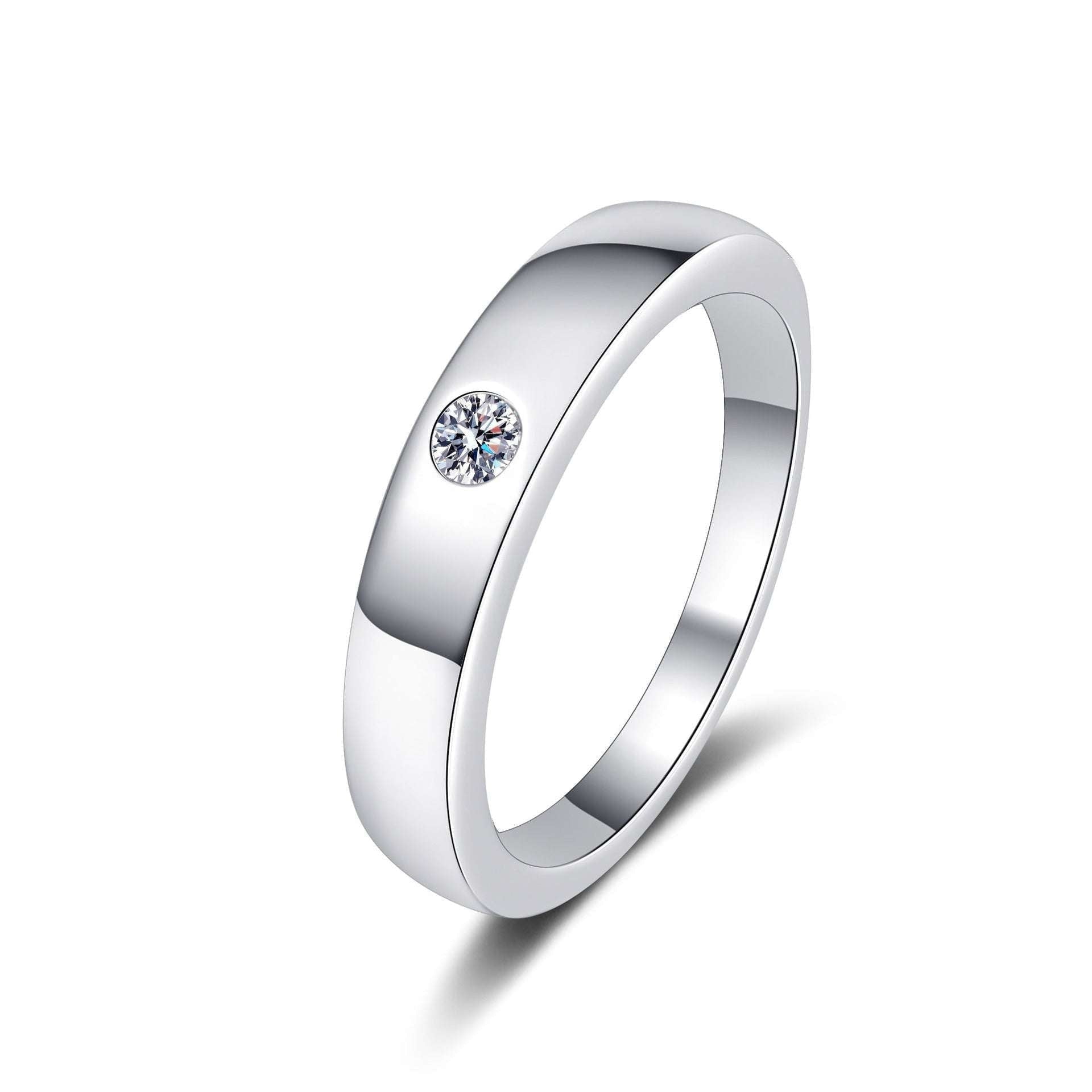 Elegant Female Rings, Female Silver Jewelry, Sterling Silver Band - available at Sparq Mart