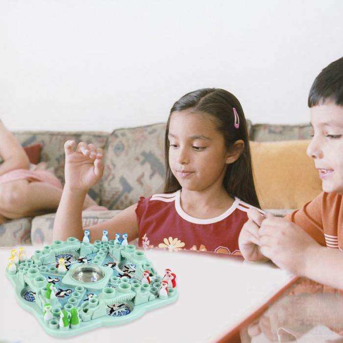 Family Puzzle Activity, Interactive Dice Game, Penguin Board Game - available at Sparq Mart