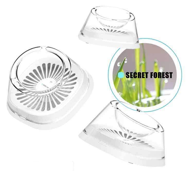 cat drinking bowl, ergonomic cat bowl, slanted cat dish - available at Sparq Mart