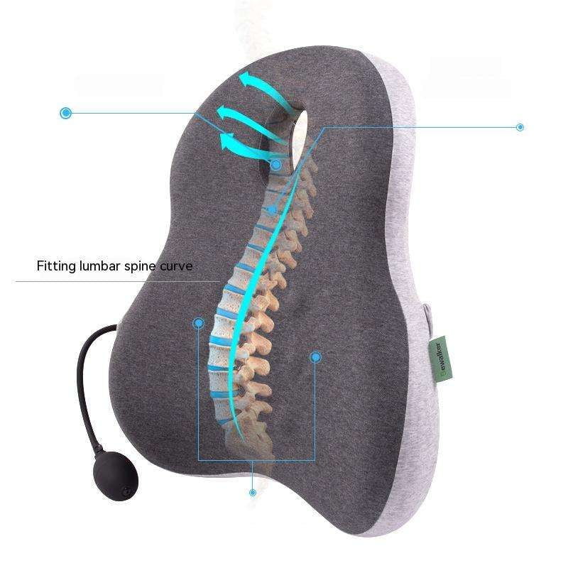 Comfortable Seat Support, Ergonomic Foam Cushion, Memory Chair Backrest - available at Sparq Mart