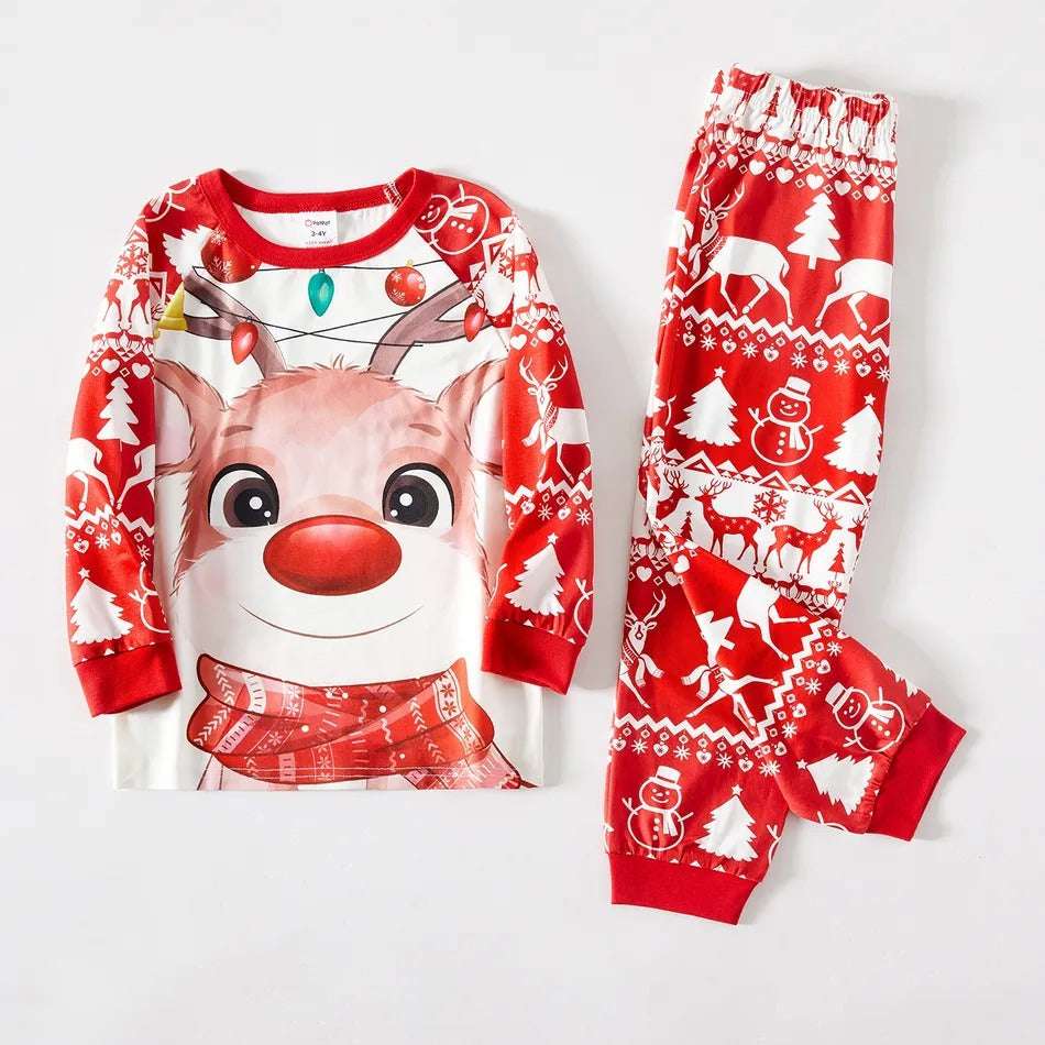 Casual Home Wear, Fashion Christmas Print, Parent Child Set - available at Sparq Mart