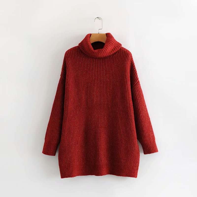 cozy knitwear, loose pullover sweater, trendy long sleeve sweater - available at Sparq Mart