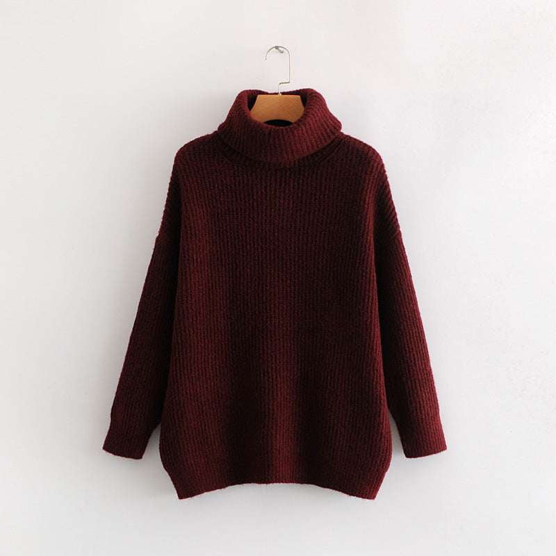 cozy knitwear, loose pullover sweater, trendy long sleeve sweater - available at Sparq Mart