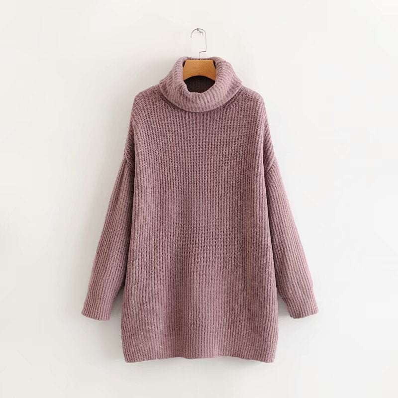 cozy knitwear, loose pullover sweater, trendy long sleeve sweater - available at Sparq Mart