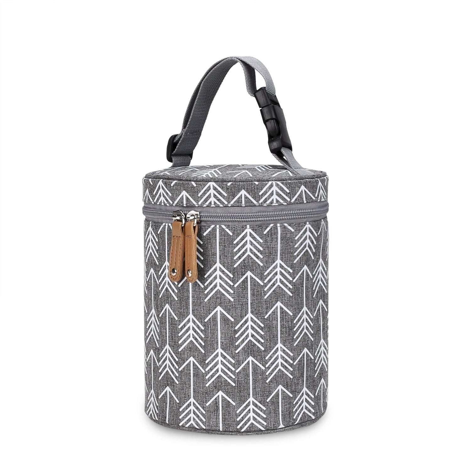 Insulated Stroller Bottle Holder, Portable Baby Bottle Bag, Stylish Bottle Insulator Tote - available at Sparq Mart