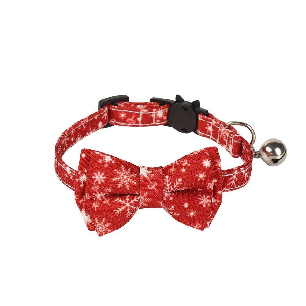 Adjustable Christmas Cat Collar, Festive Christmas Pet Collar, Holiday Dog Collar Accessory - available at Sparq Mart