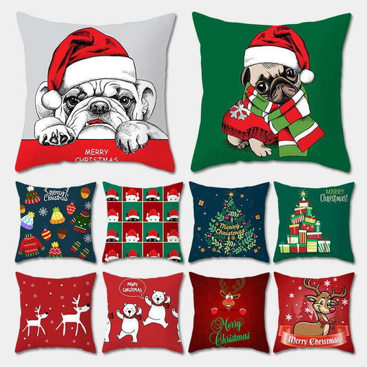 Christmas Pillowcase Decor, Festive Cushion Covers, Holiday Throw Pillows - available at Sparq Mart